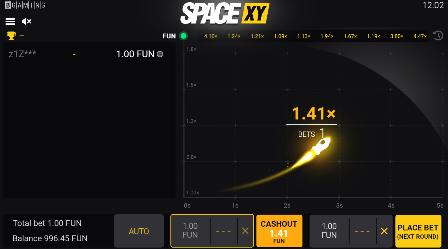 Space XY pesa