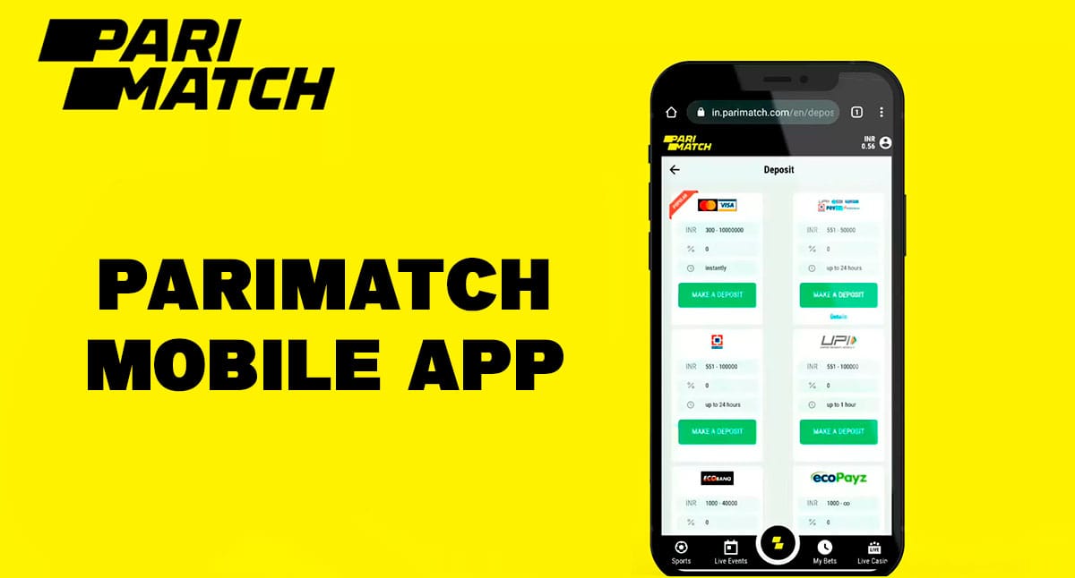 Parimatch Crash Mobilna aplikacija igralnice