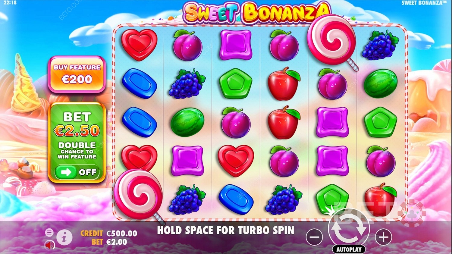 Игровой процесс слота Sweet Bonanza
