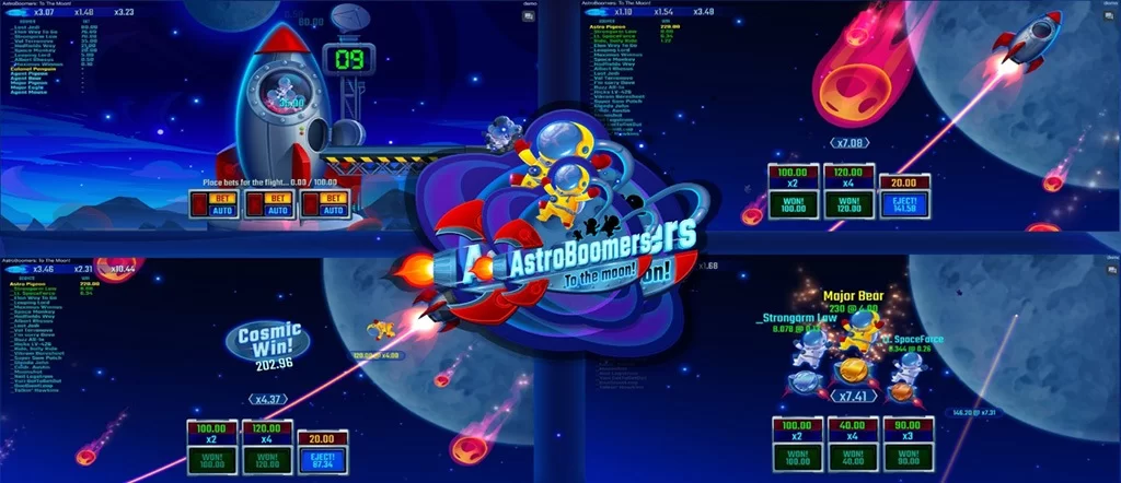 Astroboomers Revisión del juego