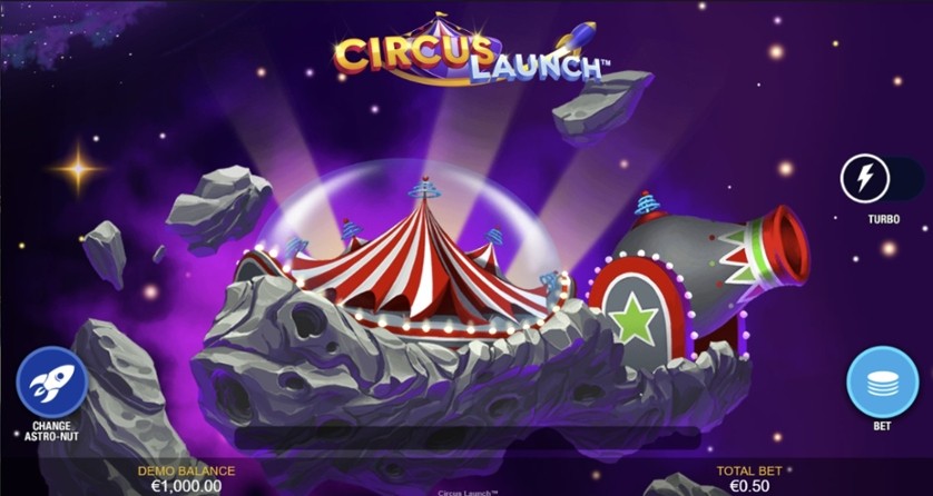 Circus Launch Igralni vmesnik