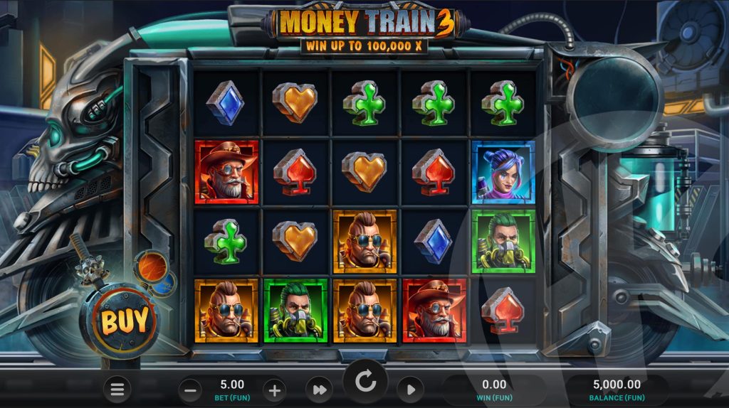 Money Train 3 demonstracinė versija