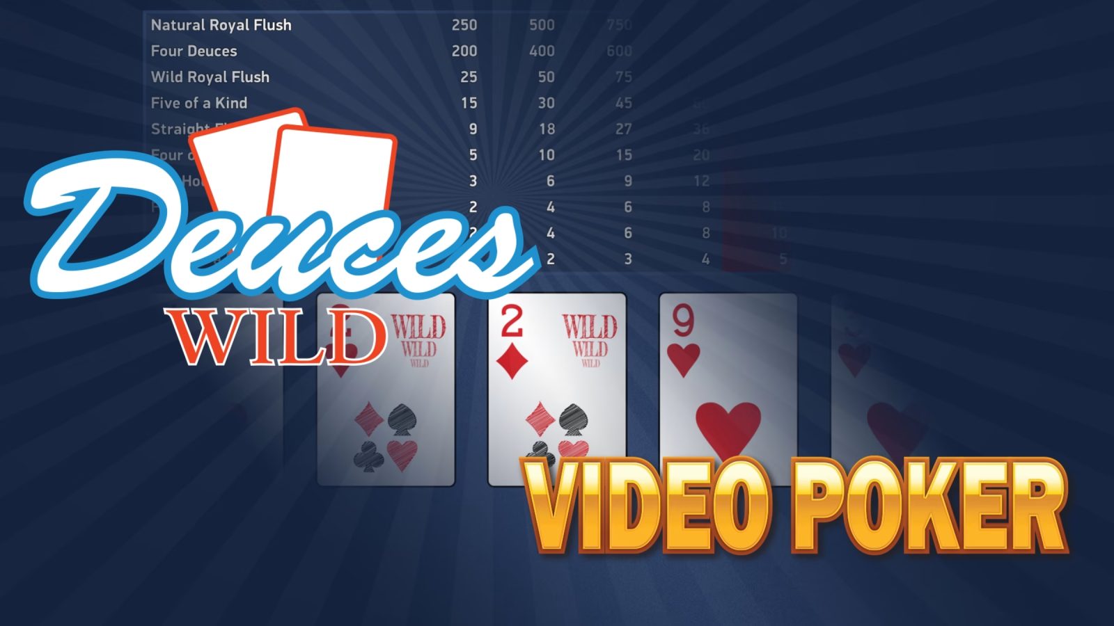 Poker online-Deuces-Wild