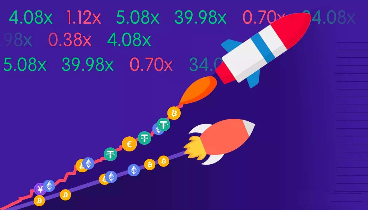 Multiplicateurs du jeu Crash