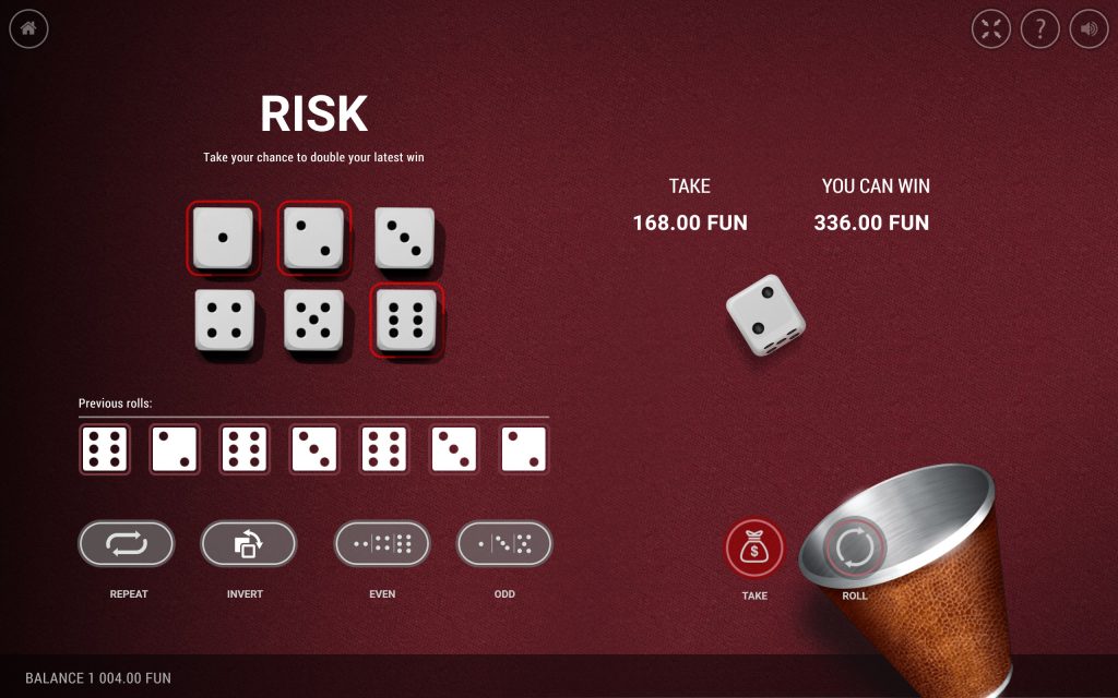 Rocket Dice Risk Mode